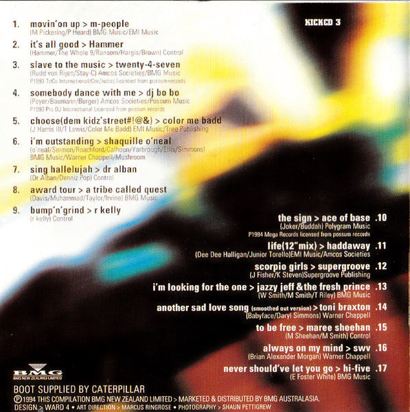 Various : Kickin³ - A Dance Compilation (CD, Comp)
