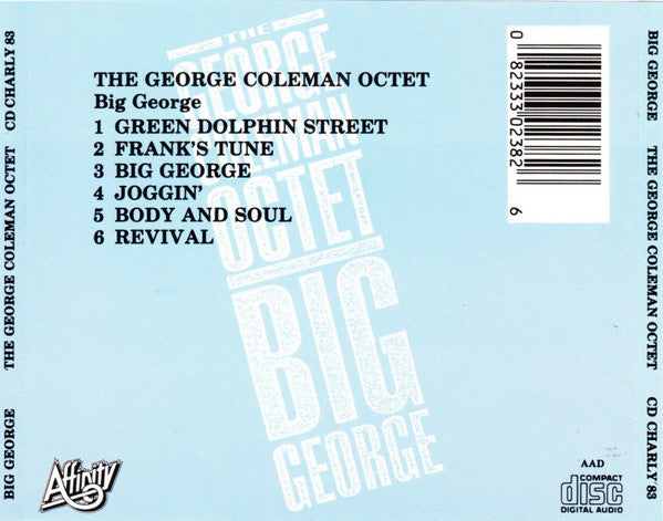 The George Coleman Octet : Big George (CD, Album, RE)