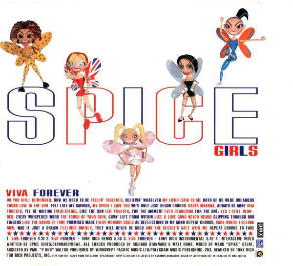Spice Girls : Viva Forever (CD, Single, Enh, CD1)