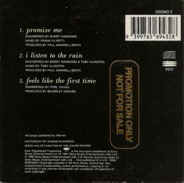 Beverley Craven : Promise Me (CD, Single)