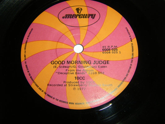 10cc : Good Morning Judge (7", Single)