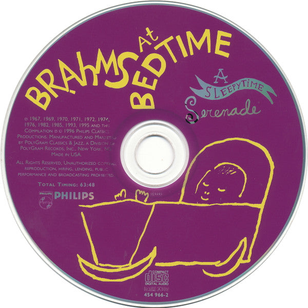 Brahms* : Brahms At Bedtime: A Sleepytime Serenade (CD, Comp, RE)