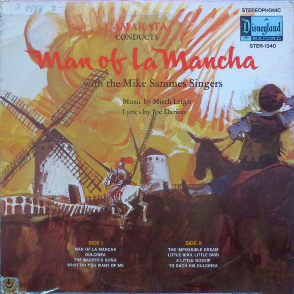 Tutti Camarata Conducts With The Mike Sammes Singers : Man Of La Mancha (LP, Album, RE)