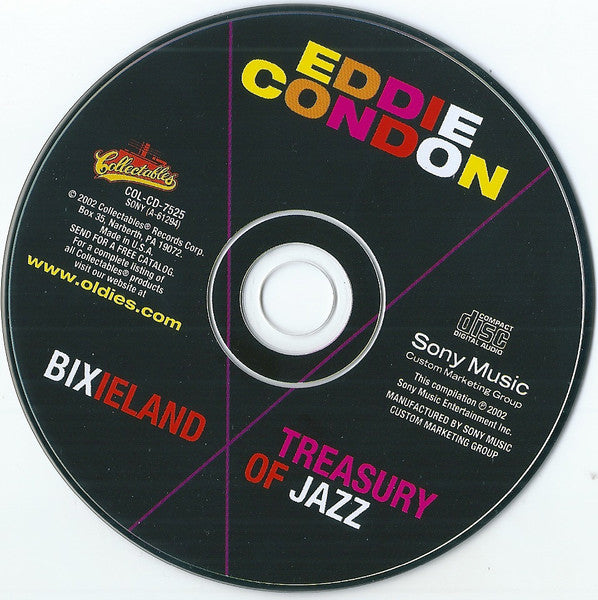 Eddie Condon : Bixieland / Treasury Of Jazz (CD, Comp)