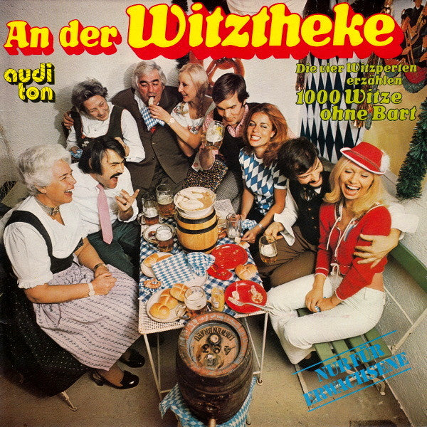 Unknown Artist : An Der Witztheke (Die Vier Witzperlen Erzählen 1000 Witze Ohne Bart) (LP, Album)
