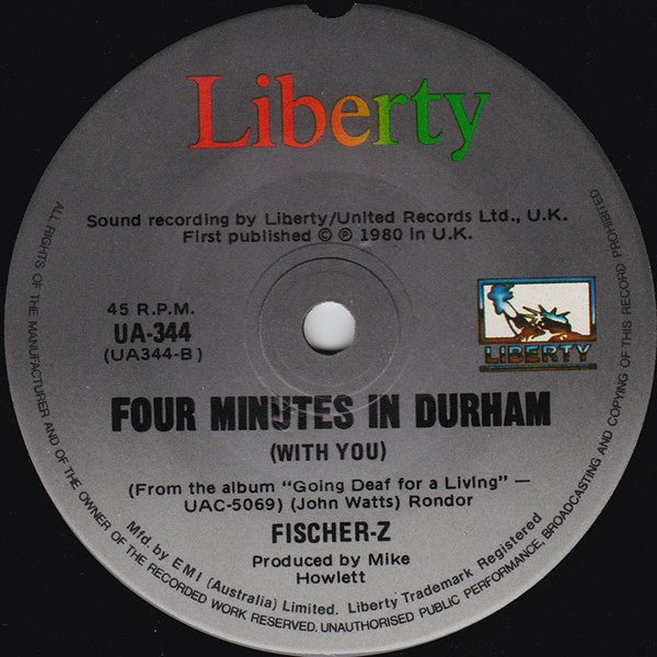 Fischer-Z : So Long (7", Single)