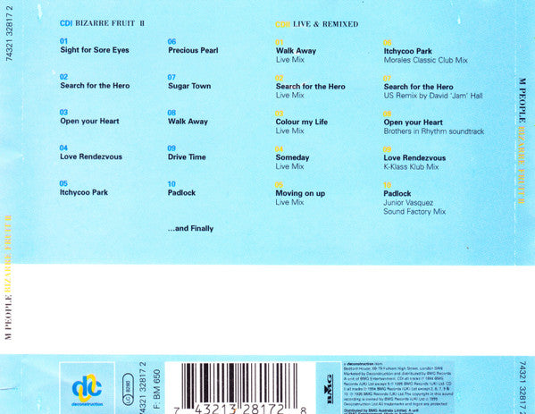 M People : Bizarre Fruit II (CD, Album, RE + CD, Comp)