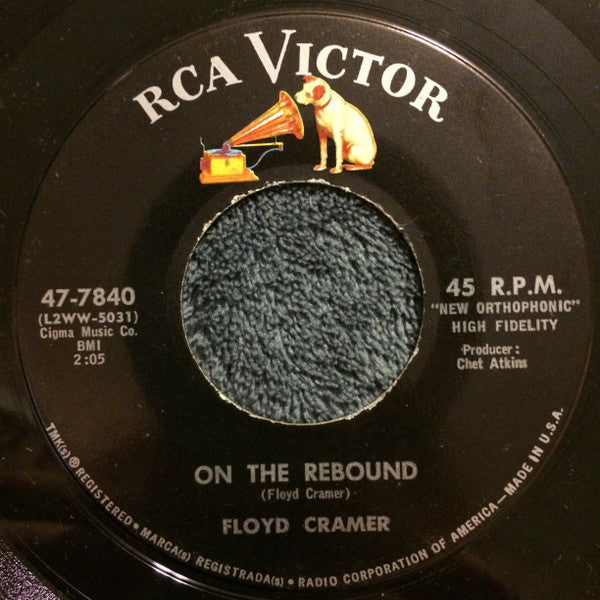 Floyd Cramer : On The Rebound / Mood Indigo (7", Single, Hol)