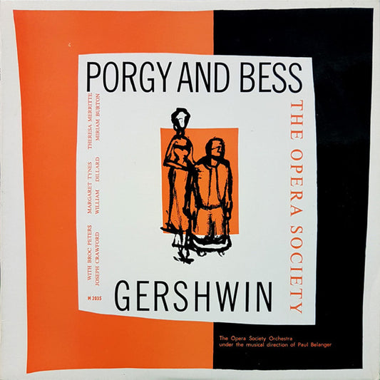 George Gershwin, The Opera Society Orchestra And The Opera Society Chorus, Paul Belanger : Porgy And Bess (Concert Version) (LP)