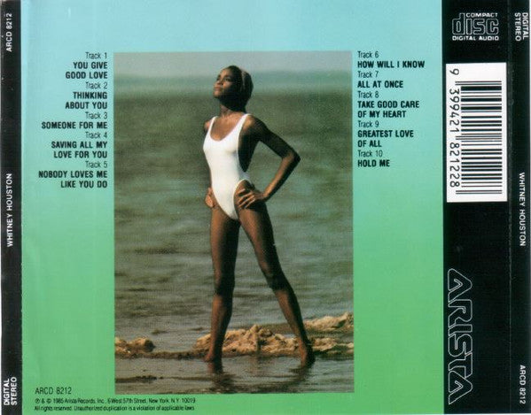 Whitney Houston : Whitney Houston (CD, Album, RP)
