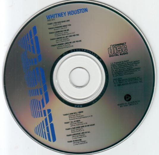 Whitney Houston : Whitney Houston (CD, Album, RP)