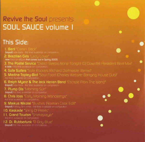 Various : Soul Sauce (2xCD, Comp)
