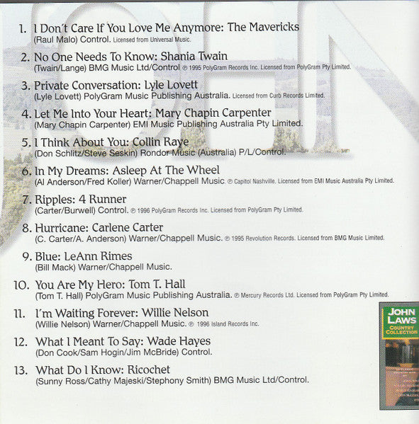 John Laws (3) : Country Collection Vol 4 (CD, Comp)