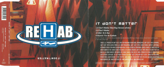 Rehab (2) : It Don't Matter (CD, Single)