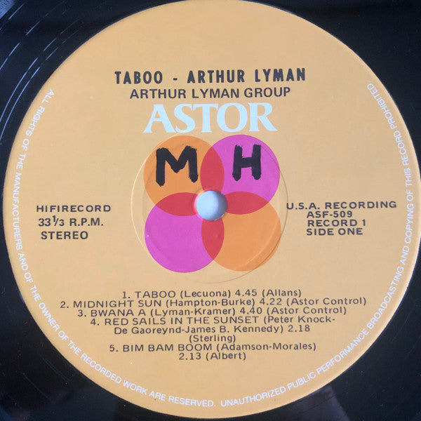 Arthur Lyman Group* : Taboo - The Exotic Sounds Of Arthur Lyman (3xLP, Album, Comp)