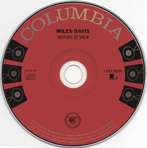 Miles Davis : Sketches Of Spain (CD, Album, RE, RM)