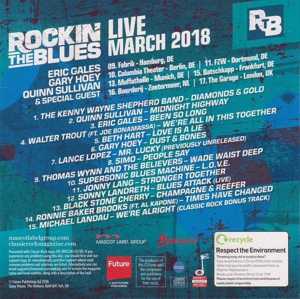 Various : Rockin The Blues (CD, Comp, Smplr)