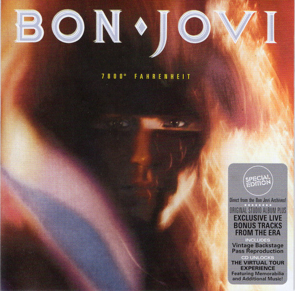 Bon Jovi : 7800° Fahrenheit (CD, Album, RE, S/Edition)