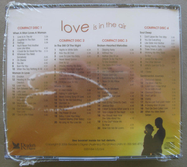 Various : Love Is In The Air (4xCD, Comp)