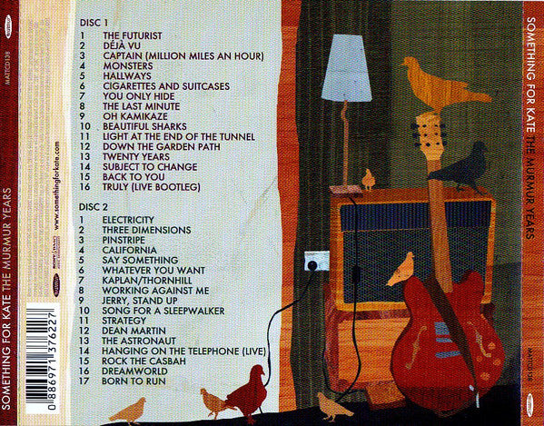 Something For Kate : The Murmur Years: The Best Of Something For Kate 1996 - 2007 (2xCD, Comp)