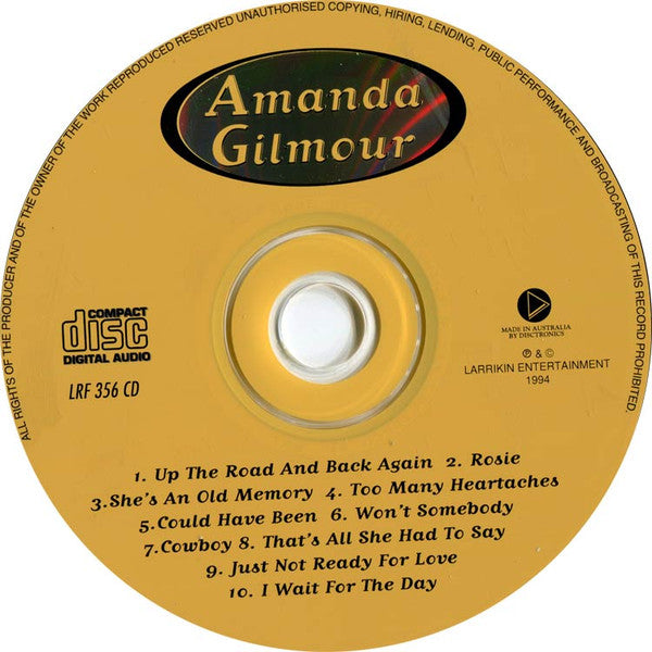 Amanda Gilmour : I Wait For The Day (CD, Album)