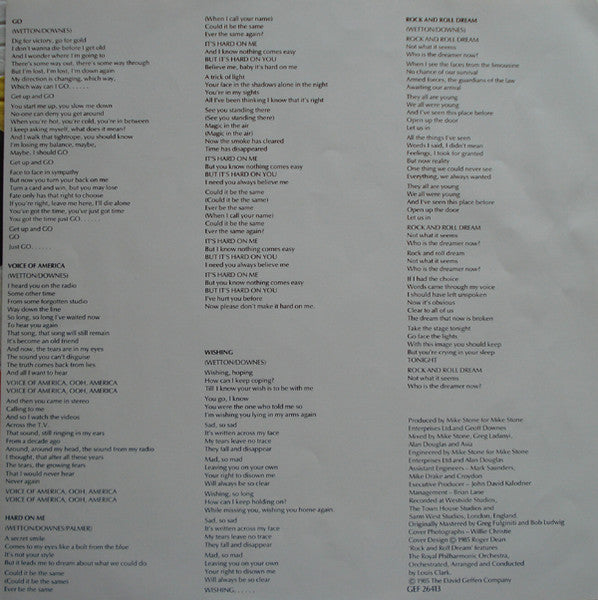 Asia (2) : Astra (LP, Album)