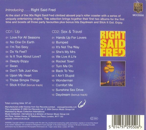 Right Said Fred : Introducing ... (2xCD, Comp)