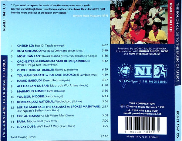 Various : The Rough Guide To The Music Of Africa (CD, Comp)