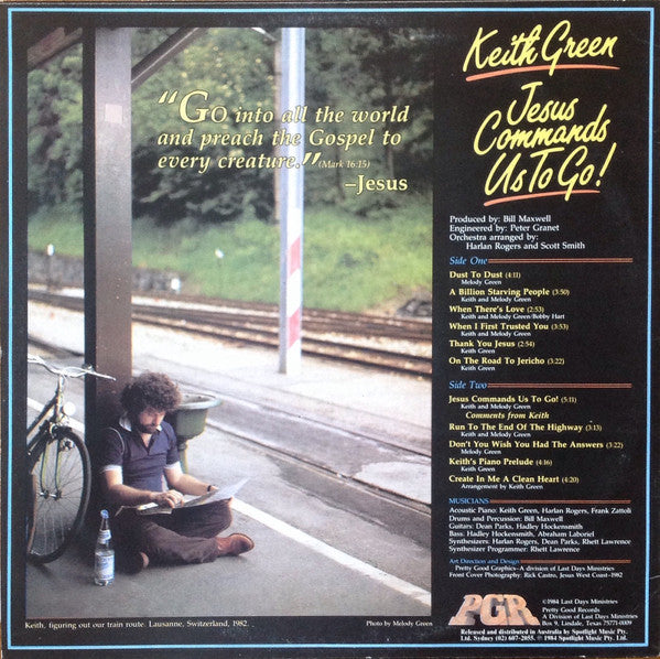 Keith Green (2) : Jesus Commands Us To Go! (LP, Album)