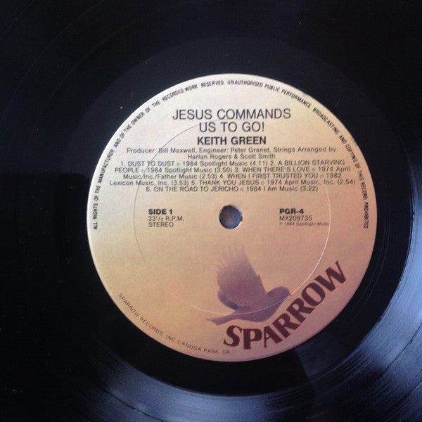Keith Green (2) : Jesus Commands Us To Go! (LP, Album)