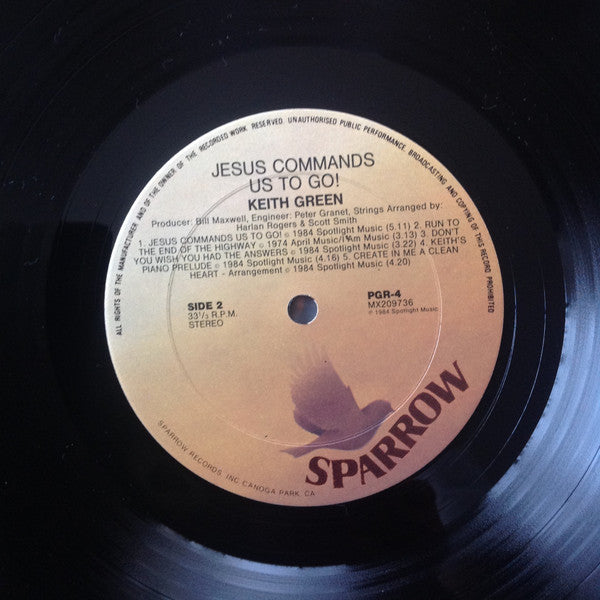 Keith Green (2) : Jesus Commands Us To Go! (LP, Album)