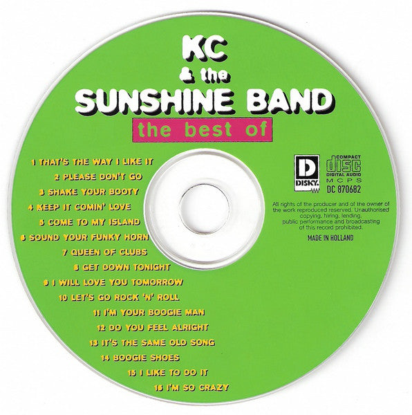 KC & The Sunshine Band : The Best Of KC & The Sunshine Band (CD, Comp)