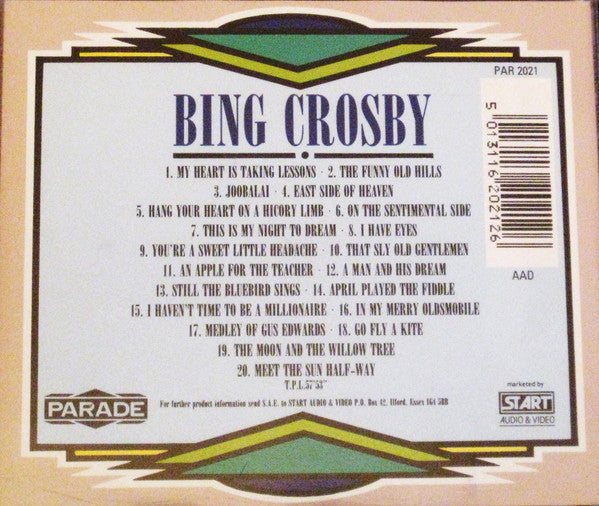 Bing Crosby : The Most Welcome Groaner - Bing Of Course (CD, Comp)