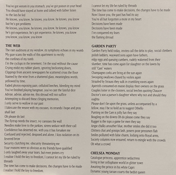 Marillion : Script For A Jester's Tear (CD, Album, RE)