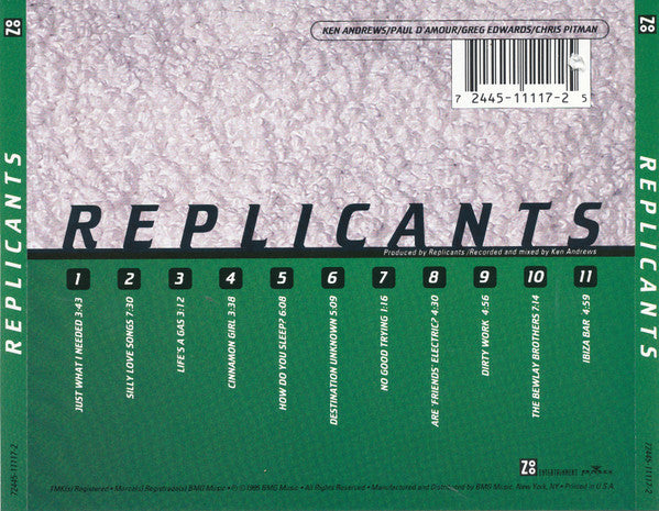 Replicants : Replicants (CD, Album)