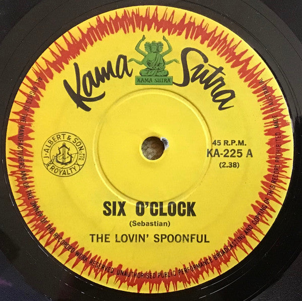 The Lovin' Spoonful : Six O'Clock (7", Single)