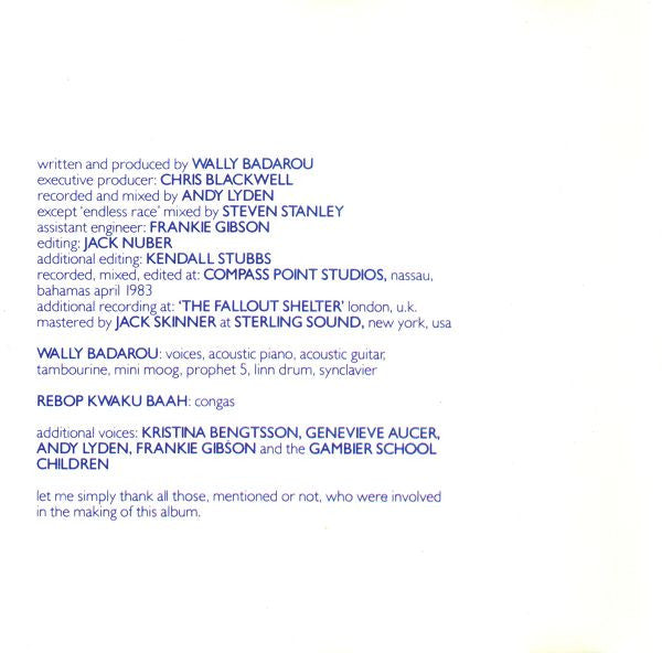 Wally Badarou : Echoes (CD, Album)