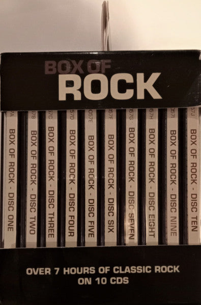 Various : Box Of Rock (10xCD, Comp + Box)