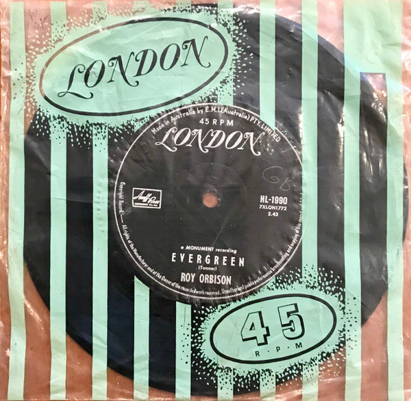 Roy Orbison : Evergreen / Love Star (7", Single)