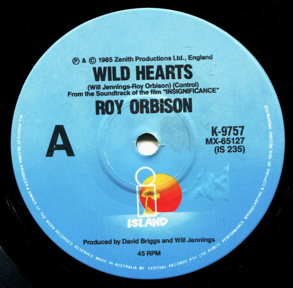 Roy Orbison : Wild Hearts (7", Single)