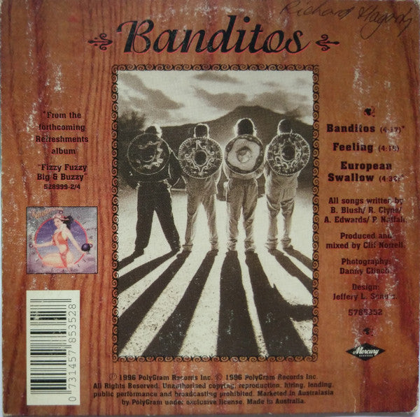 The Refreshments : Banditos (CD, Single)