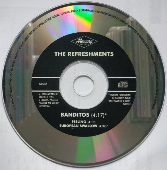 The Refreshments : Banditos (CD, Single)
