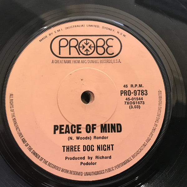Three Dog Night : Never Been To Spain (7", Single)