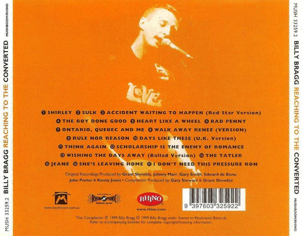 Billy Bragg : Reaching To The Converted (CD, Comp)