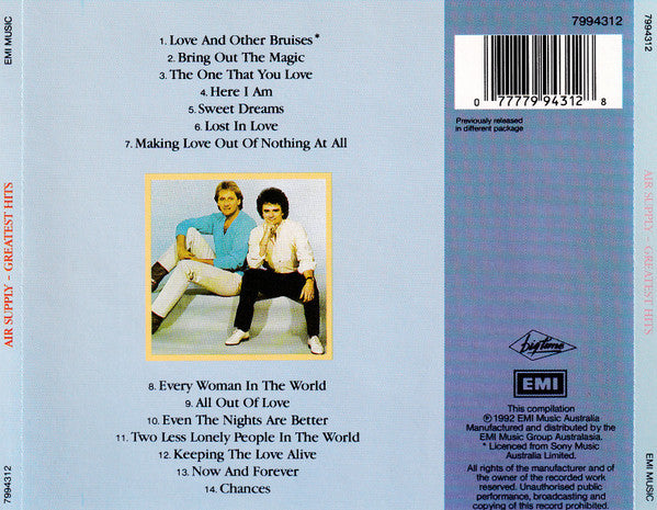 Air Supply : Greatest Hits (CD, Comp)