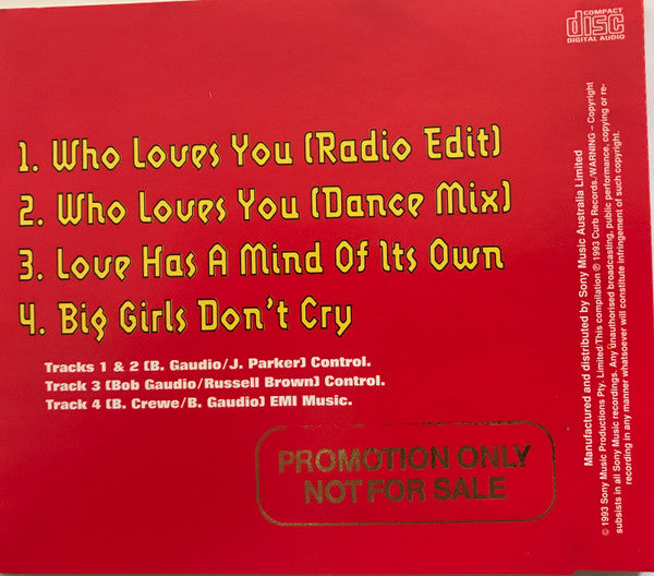 Four Seasons* : Who Loves You (CD, Single)