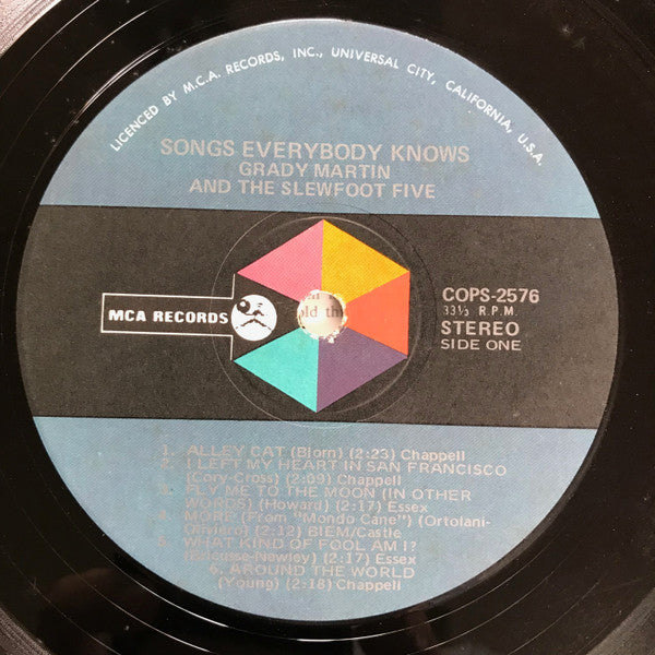 Grady Martin And The Slew Foot Five : Songs Everybody Knows (LP)