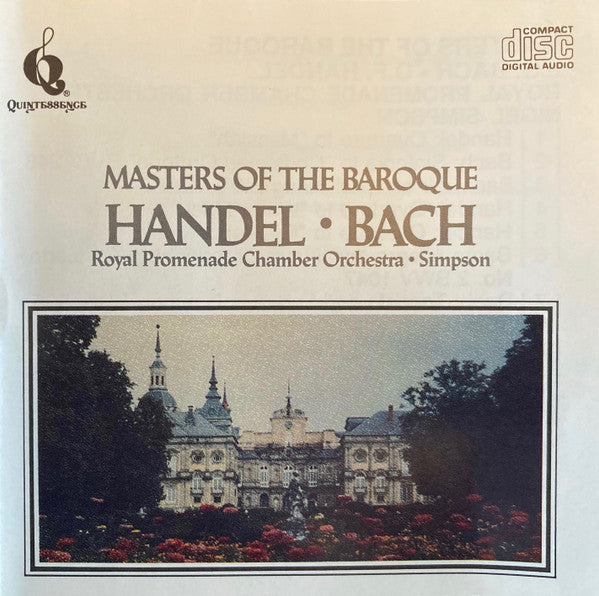 Johann Sebastian Bach, Georg Friedrich Händel : Masters Of The Baroque (CD, Comp, Nim)