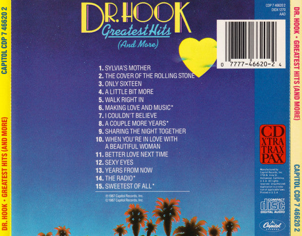 Dr. Hook : Greatest Hits (And More) (CD, Album, Comp, RM, Sha)