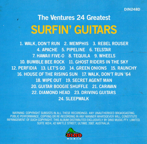 The Ventures : Surfin' Guitars (CD, Comp)
